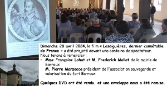 Projection 28 Avril 2024